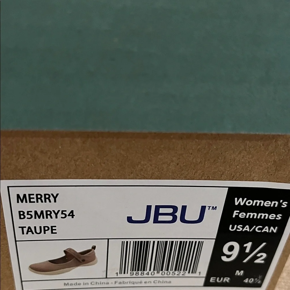 JBU Taupe Merry Knit Mary Janes/NIB/9.5M - Picture 13 of 14